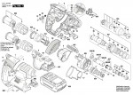 Bosch 3 611 J03 R00 Gbh 36V-Ec Compact / Gbh 36V-Liy Rotary Hammer 36 V / Eu Spare Parts